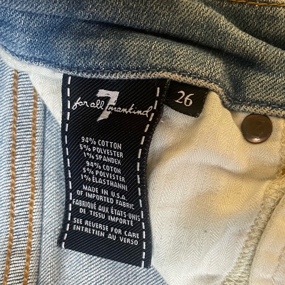 7 FAM HIGH WAISTED JEANS (26) - Picture 6 of 6